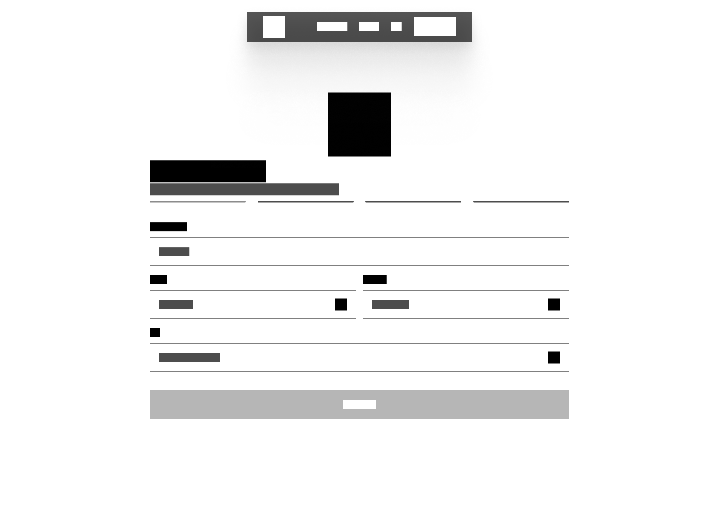 Festify App Wireframe