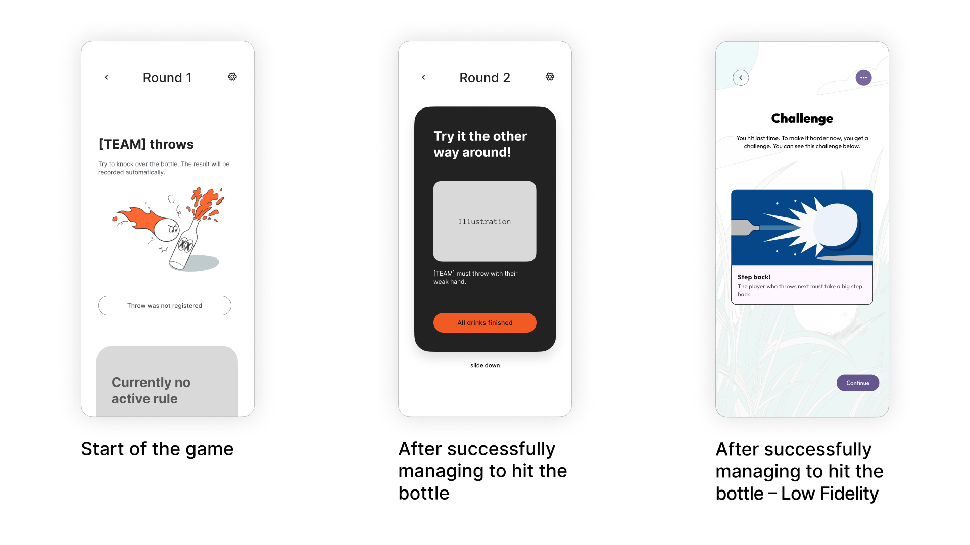 Flunk-E App Screen Flow